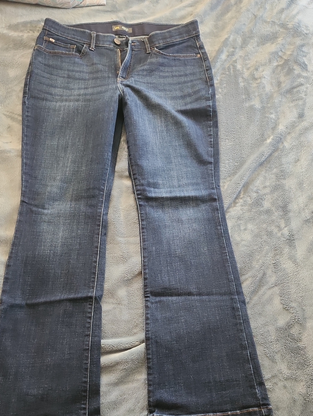 Lee Women's Dark Blue Flare Jeans